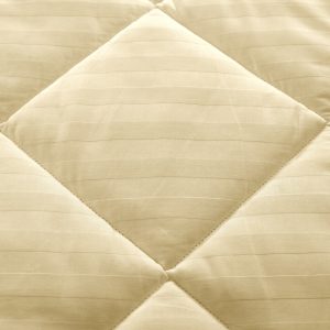 Pilota Alcam Damasc Ivoire 200x220 cm cu umplutură din bambus 300 g/mp pentru un somn confortabil și elegant - imagine 5
