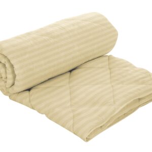 Pilota Alcam Damasc Ivoire 200x220 cm din lână 300 g/mp pentru confort și relaxare nocturnă - imagine 1