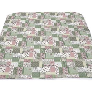 Pilota Alcam Garden 140x200 cm microfibra matlasata 250g/mp design natural confort termic - imagine 2