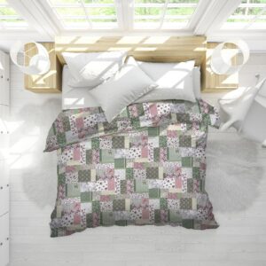 Pilota Alcam Garden 140x200 cm microfibra matlasata 250g/mp design natural confort termic - imagine 1