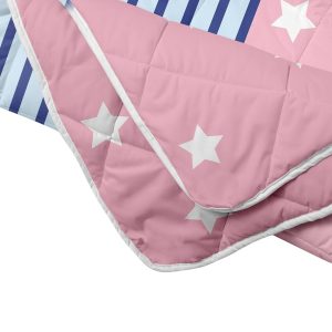 Pilota Alcam Happy 140x200 cm din microfibra matlasata, usoara si calduroasa, 250 g/mp, lavabila, model vesel pentru orice anotimp - imagine 4