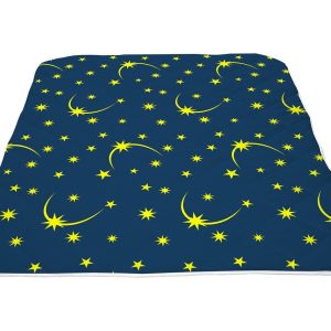 Pilota Alcam Moon Night microfibra matlasata 140x200 cm 250g/mp usoara si calduroasa pentru orice anotimp cu imprimeu colorat - imagine 4
