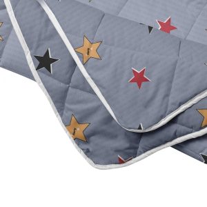 Pilota Alcam Night 200x220 cm microfibra matlasata usoara si calduroasa 250 g/mp cu imprimeu vesel pentru orice anotimp - imagine 4