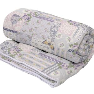 Pilota Alcam Raphaela 140x200 cm microfibra matlasata design natura 250g/mp confort termic - imagine 2