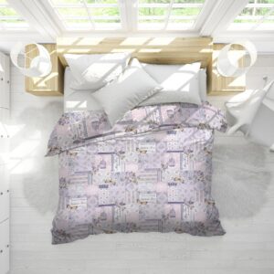 Pilota Alcam Raphaela 140x200 cm microfibra matlasata design natura 250g/mp confort termic - imagine 1