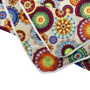 Pilota Caleido 180x200 cm din microfibra matlasata, 250g/mp, umplutura fibra siliconica pentru o odihna perfecta - imagine 4