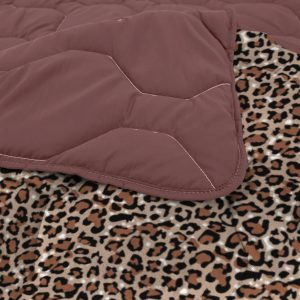 Pilota cocolino Alcam Leopard 200x220 cm 250g/mp matlasata pentru confort si relaxare - imagine 3