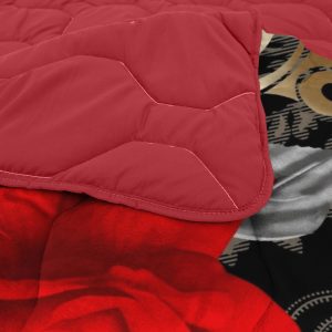 Pilota cocolino Alcam Retro Rose 140x200 cm 250g/mp material respirabil si catifelat - imagine 3