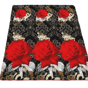 Pilota cocolino Alcam Retro Rose 140x200 cm 250g/mp material respirabil si catifelat - imagine 4