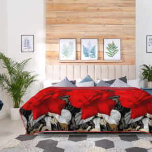 Pilota Cocolino Alcam Retro Rose 200x220 cm din Microfibră - Confort și Catifelare pentru Somn Odihnitor - imagine 1