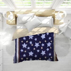 Pilota cocolino Alcam Stelle Fleece 140x200 cm 250g/mp pentru confort si relaxare nocturna - imagine 1