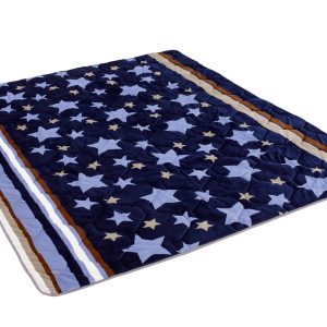 Pilota cocolino Alcam Stelle Fleece 180x200 cm 250g/mp catifelata si respirabila pentru un somn confortabil - imagine 3