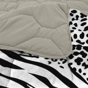 Pilota cocolino Alcam Zebra 140x200 cm umplutura aerata 250g/mp catifelata si respirabila - imagine 3