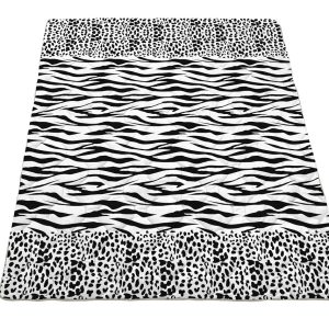 Pilota cocolino Alcam Zebra 140x200 cm umplutura aerata 250g/mp catifelata si respirabila - imagine 4