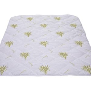 Pilota de iarna Aloe Vera Essence microfibra matlasata 180x200 cm 350g/mp calduroasa si confortabila - imagine 3