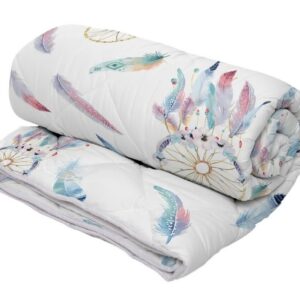 Pilota de vara Alcam Dream Catcher 200x220 cm microfibra matlasata usoara 150g/mp pentru nopti racoroase - imagine 1