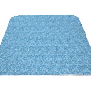 Pilota Jeans 210x240 cm din microfibra matlasata, calduroasa si moale, 350g/mp pentru confort in orice anotimp - imagine 3