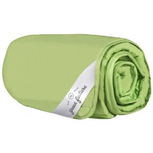 Pilota Nature 180x200 cm Verde Bambus 100% 200g/mp Hipoalergenica pentru Toate Anotimpurile - imagine 2