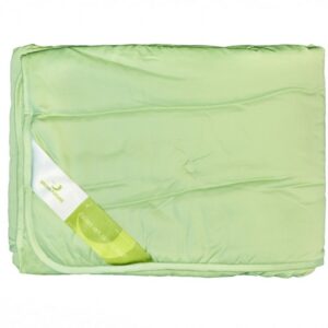 Pilota Nature Kids 100x135 cm verde 100% bambus hipoalergenică pentru somn odihnitor - imagine 1