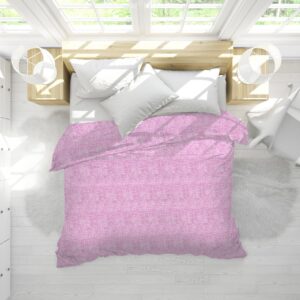 Pilota Pink 210x240 cm din microfibra matlasata, calduroasa si confortabila, 350g/mp