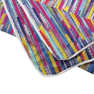 Pilota Rainbow 200x220 cm din microfibra matlasată cu umplutură siliconică, 250g/mp - confort și prospețime pentru dormitor - imagine 3