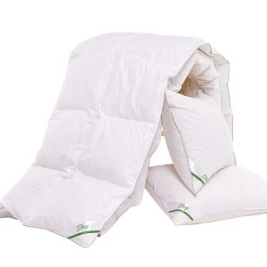 Pilota Sleep by Green Future 140x200 cm puf si pana de gasca, bumbac 100%, usoara si pufoasa, mentine temperatura constanta - imagine 5