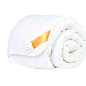 Pilota Green Future WOOL 200x220 cm din lana merinos cu umplutura 300g/mp, husa de bambus, termoreglare, fabricata in Romania - imagine 2