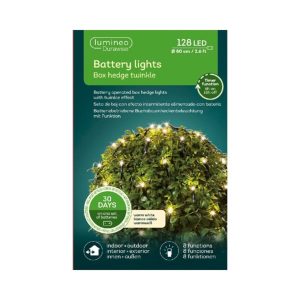 Instalatie decorativa cu LED Lumineo 128 led-uri 50 cm pentru gradina, iluminat exterior, alimentare cu baterii AA - imagine 4