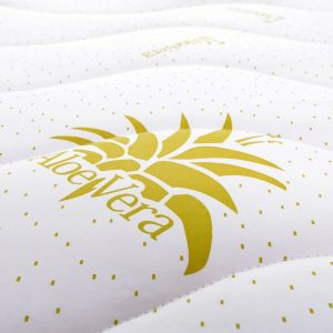 Saltea copii Bebeluca Aloe Vera Confort 60x120 cm spuma elastica cu fibre de bambus 10 cm - imagine 4