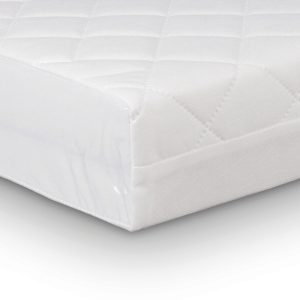 Saltea copii 70x140 cm Essentials Fiber cu arcuri Bonnell, H 10 cm, confort și igienă superioară pentru bebeluși - imagine 3