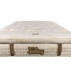 Saltea Feeling Luxury Brown 140x200 cm din materiale premium cu micro-arcuri 7 Zone de Confort și Intelligent Latex HD pentru somn confortabil și sănătos - imagine 16