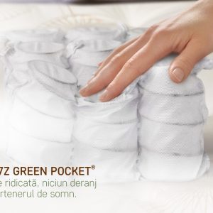 Saltea Feeling Luxury Brown 160x200 cm din materiale premium cu micro-arcuri și latex inteligent pentru somn confortabil și sănătos - imagine 6