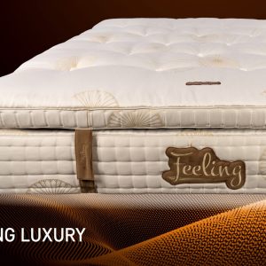 Saltea Feeling Luxury Brown 180x200 cm din materiale premium cu micro-arcuri si Intelligent Latex pentru un somn confortabil si sanatos - imagine 11