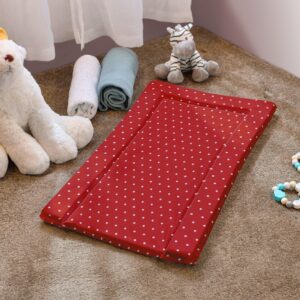 Saltea infasat L 50x71 cm Strawberry Bloom din spuma PVC pentru confort si siguranta bebelusului