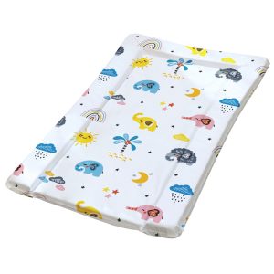 Saltea infasat M bebeluca 38x70 cm Jollie Olliphant spuma PVC lavabila pentru confort si siguranta bebelusului - imagine 3