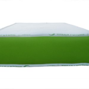 Saltea Green Future NATURE KIDS 60x120 cm cu husă din fibre de bambus și spumă latex ortopedică anatomică pentru confortul copilului - imagine 4