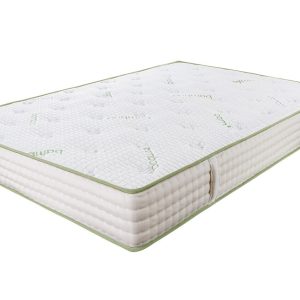 Saltea Ortopedică Hipoalergenică Premium Bamboo Memory Latex 160x190 cm cu Arcuri Pocket și 7 Zone de Confort - imagine 5