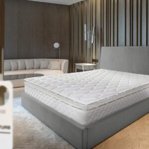 Saltea ortopedică Hotel Line Deluxe Memory Pocket 160x190 cm cu tehnologie avansată pentru confort și suport ortopedic - imagine 1