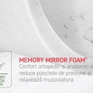 Saltea ortopedică Hotel Line Deluxe Memory Pocket 160x190 cm cu tehnologie avansată pentru confort și suport ortopedic - imagine 5