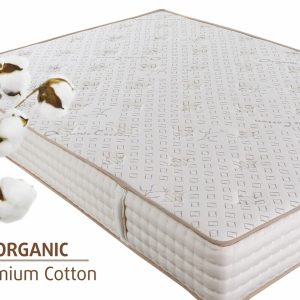 Saltea Premium Organic Cotton Pocket Memory 7 Zone de Confort 160x190 cm pentru Somn Sanatos si Relaxare Ortopedica - imagine 2