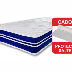 Saltea Super Ortopedica Tri Flexa 120x190 cm cu 12+3+3 Memory, Husa Hipoalergenica, Anatomica si Aerisita pentru Somn Fara Durere