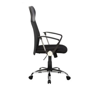 Scaun de birou ergonomic Bedora Lotte Mesh Negru 50 cm adâncime rotire 360 grade ajustabil - imagine 3