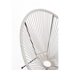 Scaun gradina Parker Bizzotto 72x78x89 cm otel fibre sintetice exterior asamblare picioare inaltime sezut 30 cm - imagine 4