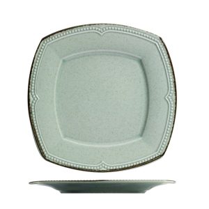 Set masa 24 piese portelan Kutahya Porselen 26x26 cm platouri 22x22 cm farfurii 15x15 cm boluri rezistent la masina de spalat vase si cuptor cu microunde - imagine 5