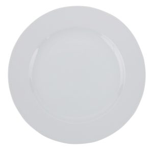 Set Masa 24 Piese Portelan Alb Kutahya Porselen cu Farfurii și Boluri Compatibile Mașină Spălat Vase și Cuptor Microunde 22 cm, 20 cm, 14 cm, 18 cm - imagine 6