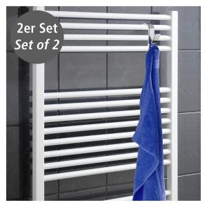 Set 2 agatatori pentru calorifer gri din plastic 2.5 x 10.5 x 7 cm Wenko - imagine 3