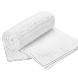 Set 2 prosoape pentru fata Hotel Line Bedora 50x90 cm 100% bumbac cardat alb 500 g/mp - imagine 3