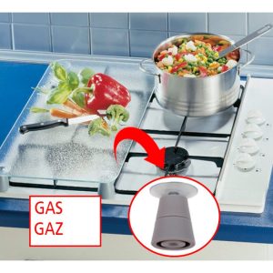 Set 2 protecții universale pentru aragaz Wenko Mojito, ajustabile 1.8-4.5 cm, sticlă termorezistentă, non-poroase și rezistente la zgârieturi - imagine 4