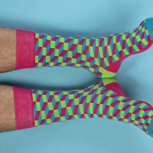 Set 4 Perechi Sosete Barbati Funky Steps FSB309 Marimea 40-46 80% Bumbac Culoare Diverse - imagine 5