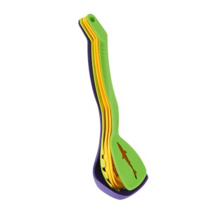 Set 5 ustensile de bucătărie Vanora din nailon multicolor cu sistem de prindere, lungimi între 32-33 cm - imagine 3